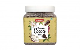 Puramio Roasted Cocoa Nibs   Plastic Jar  350 grams